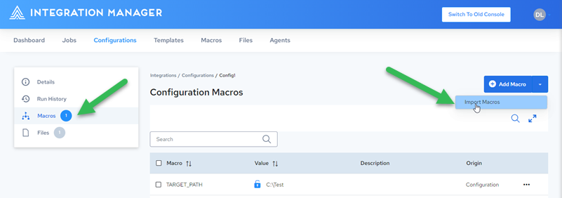 Configuration Macros