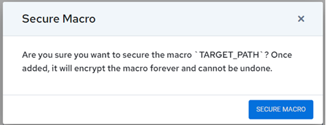 Secure-Macro-Dialog